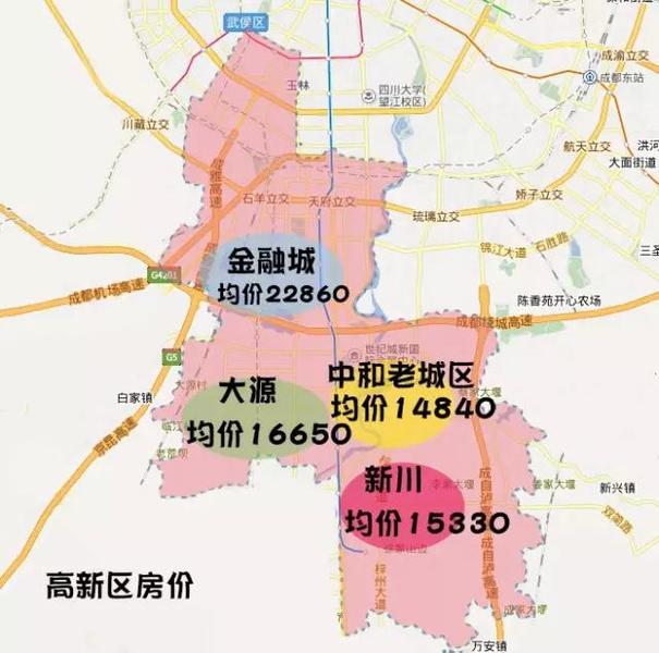 不可思議!成都5月房?jī)r(jià)地圖出爐,限購后成都人更想買房了